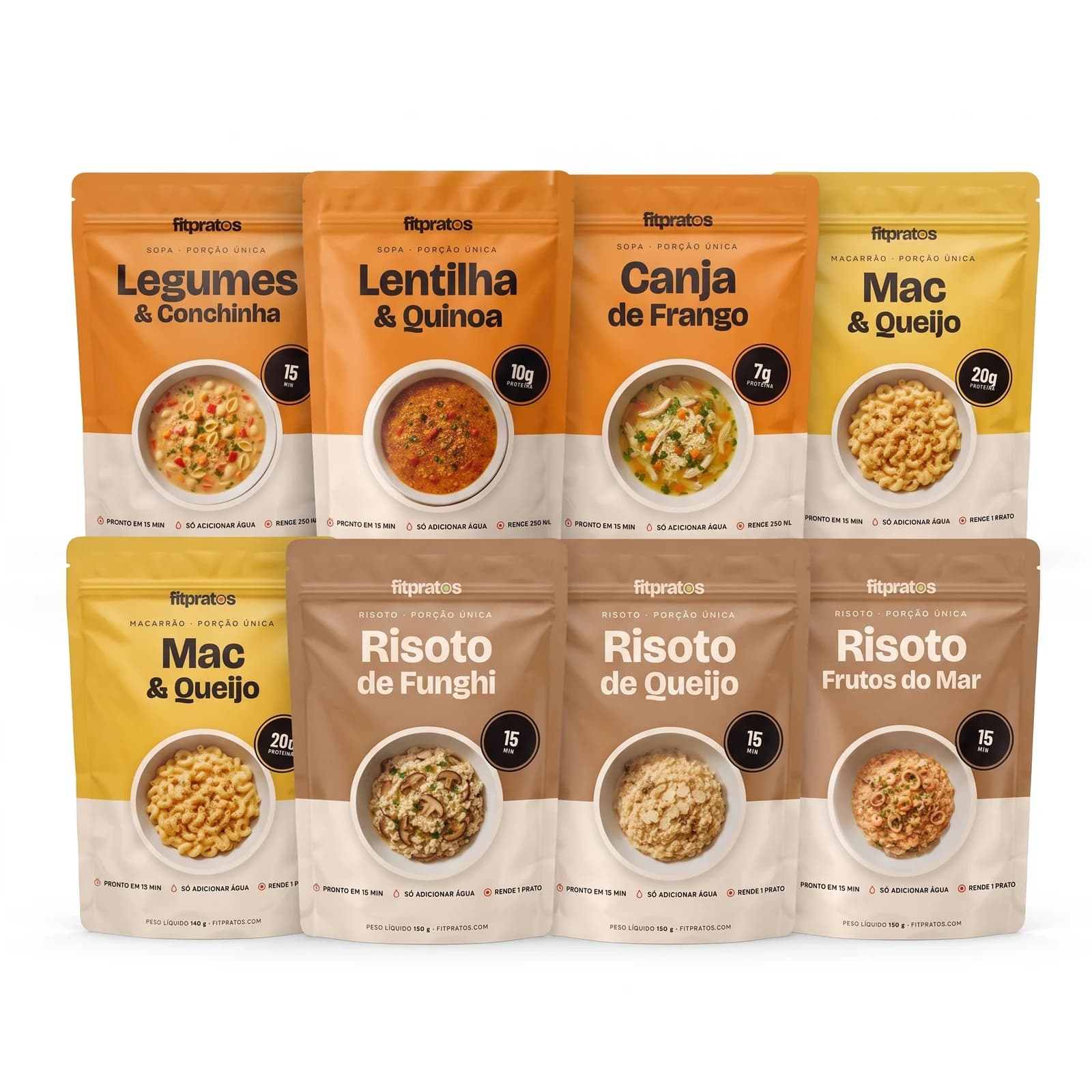 Kit Degustação: 8 pratos