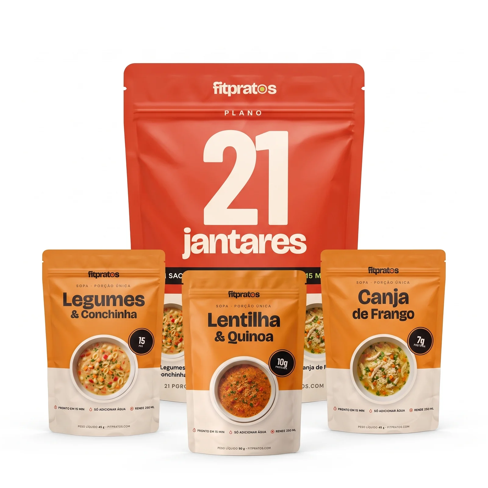 Plano 21 Dias: 21 jantares prontos